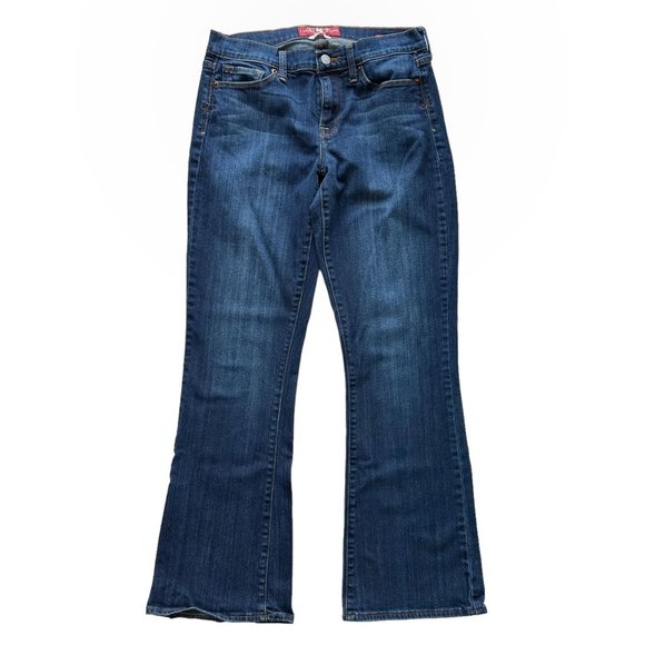 Lucky Brand 10 /30 Sofia Boot Cut Dark Wash Mid Rise Stretch Jeans - Picture 1 of 7